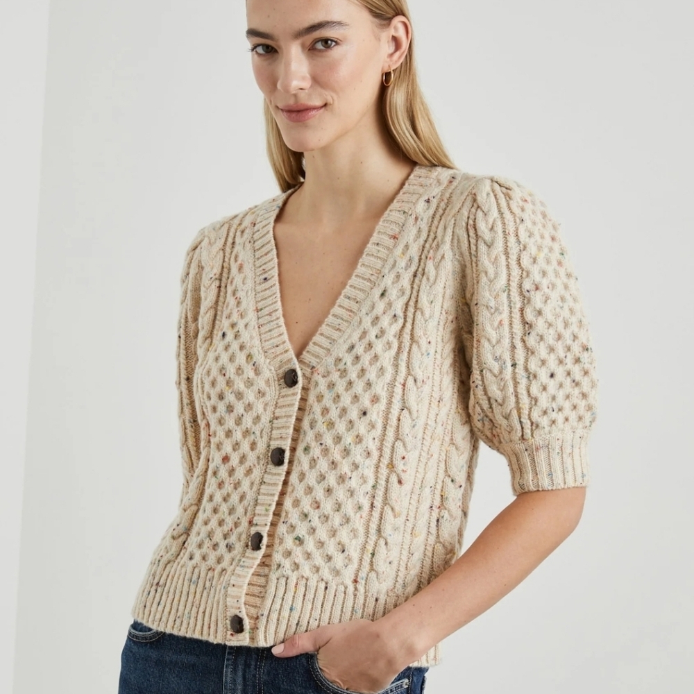 Rails Isla Cream Confetti Cardigan